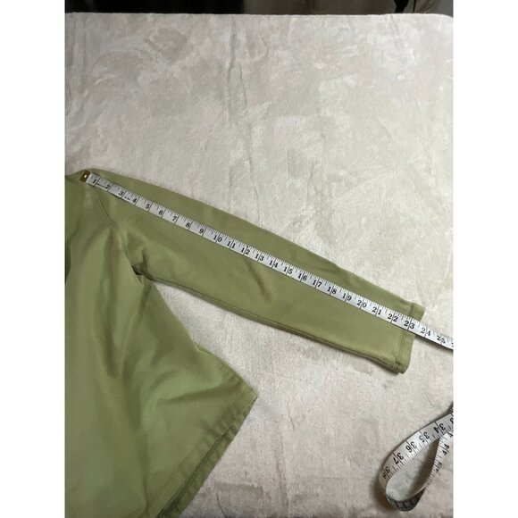 EDDIE BAUER Women's Collared Zip Up Green Activewear Outdoor Jacket Small Cotton - Picture 6 of 10